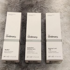 The Ordinary: buffet, argireline, matrixyl